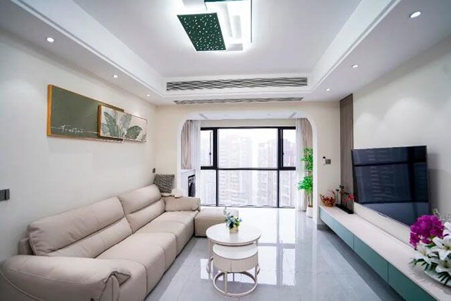 松湖云錦96㎡簡約裝修,與生活對話,讓家更懂你